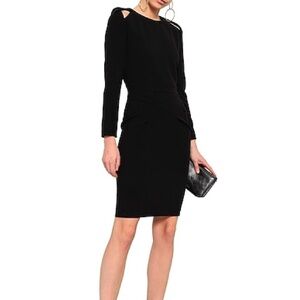 Ba&sh Black long sleeve Dress with cut outs
